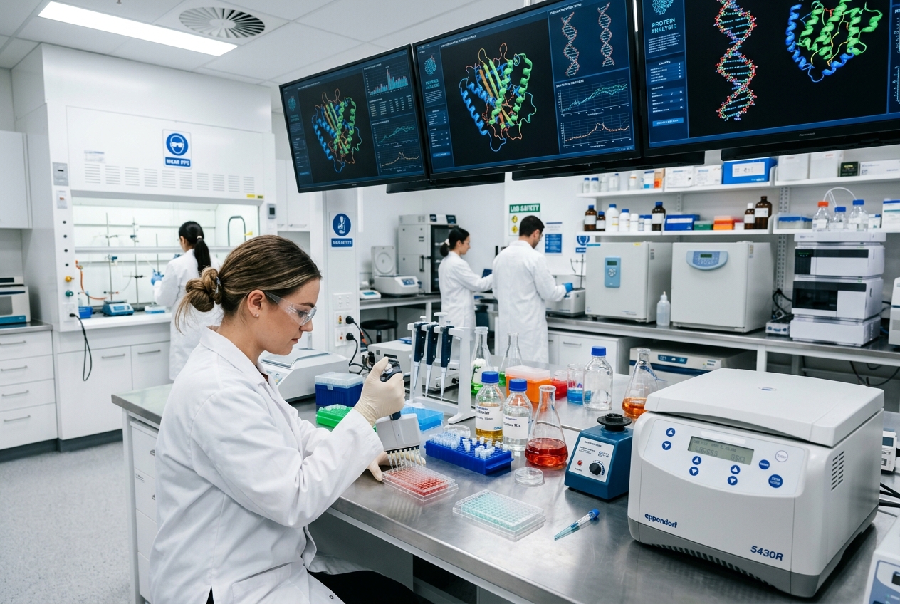 MSc Medical Biochemistry Laboratory Cover