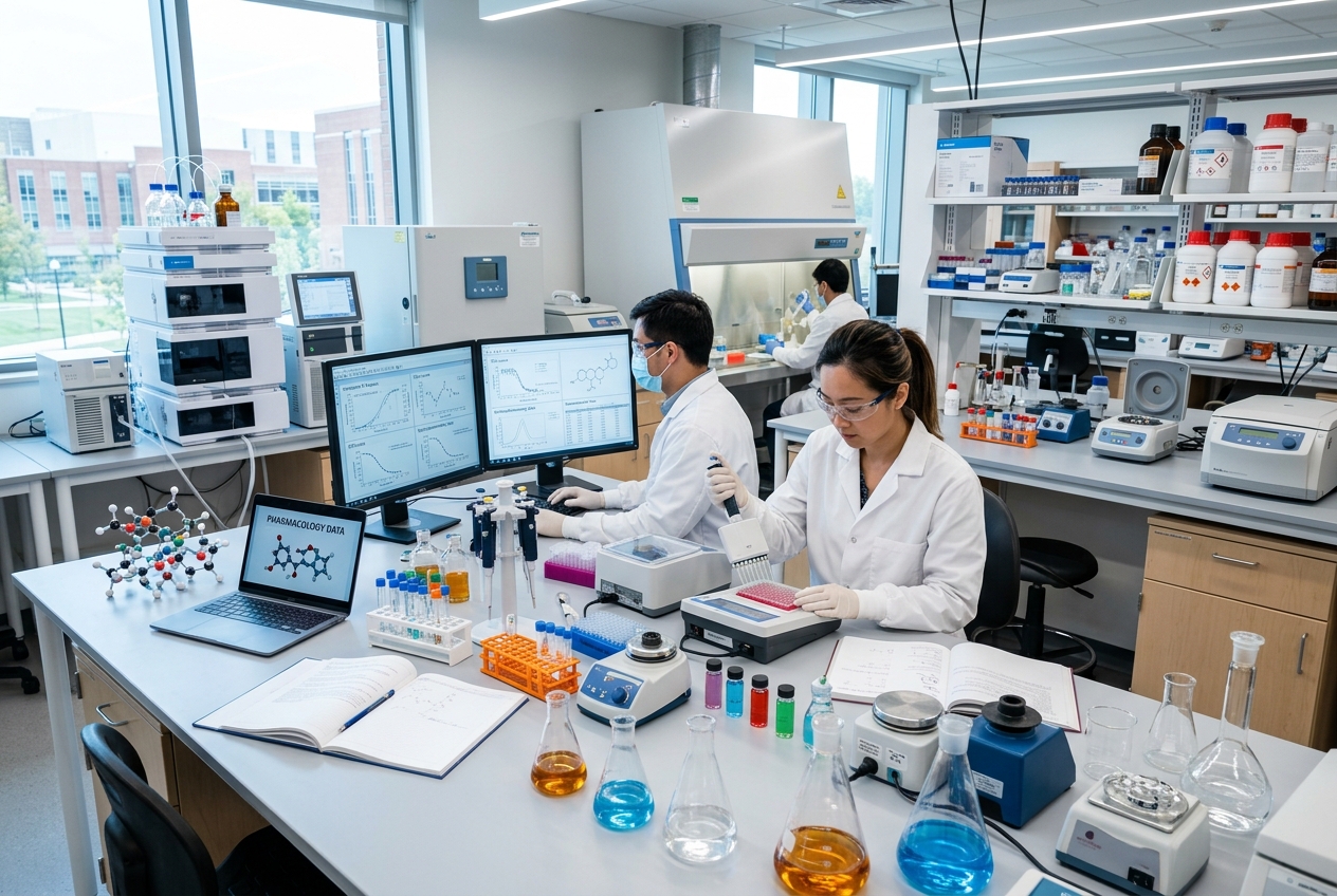 MSc Medical Pharmacology Laboratory Cover